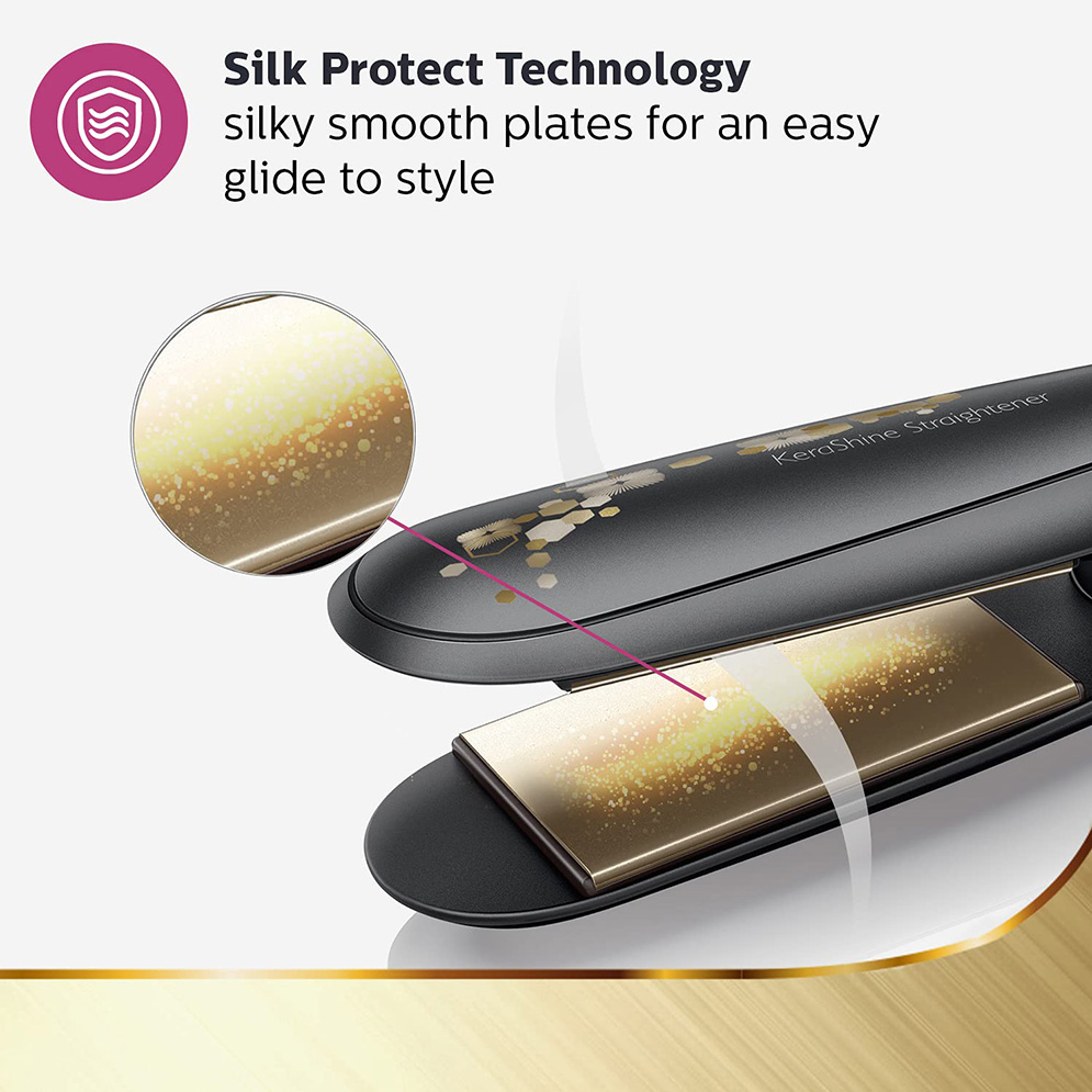 Picture of Philips BHS736/00 Instantly Smooths Untamable Hair Straightener for Women - Multicolor