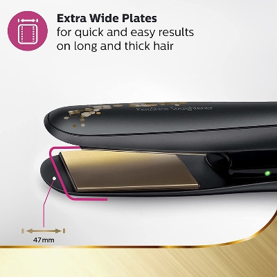 Picture of Philips BHS736/00 Instantly Smooths Untamable Hair Straightener for Women - Multicolor