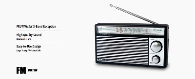 Picture of Panasonic RF-562DD2 Portable FM/MW/SW 3-Band Reception and Radio - Multicolor