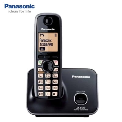 Picture of Panasonic KX-TG3711SX Digital Cordless Telephone with Speaker - Black