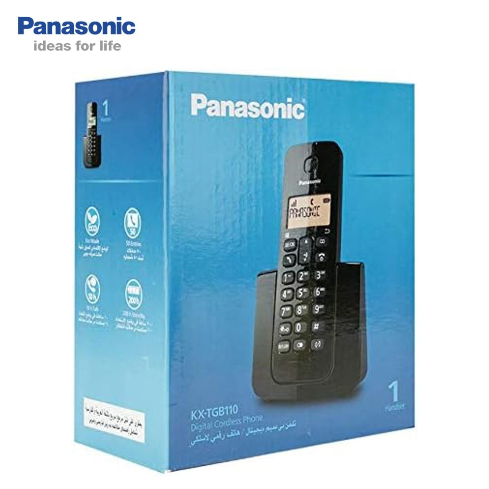 Picture of Panasonic KX-TGB110 Digital Cordless Telephone - Black