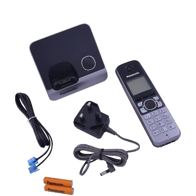Picture of Panasonic KX-TG6711 Digital Cordless Telephone - Black