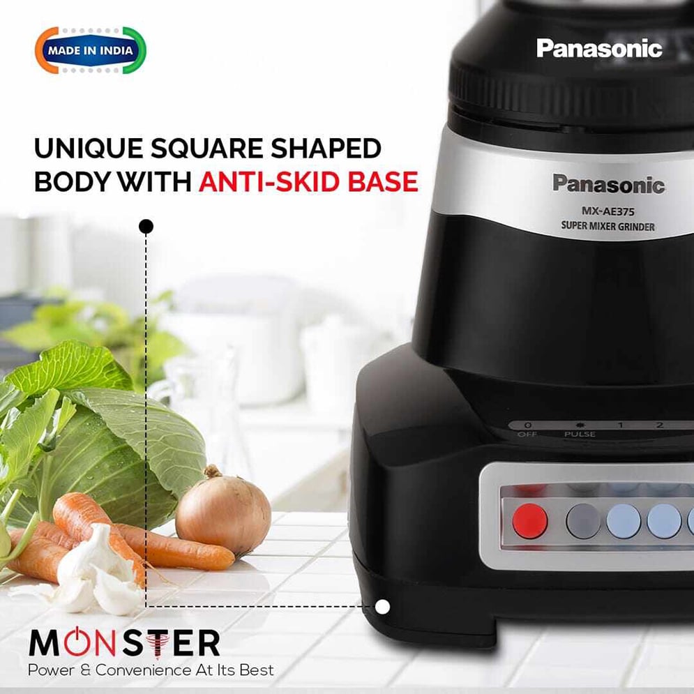 Picture of Panasonic MX-AE375 Monster 7-in-1 Super Mixer Grinder - Black
