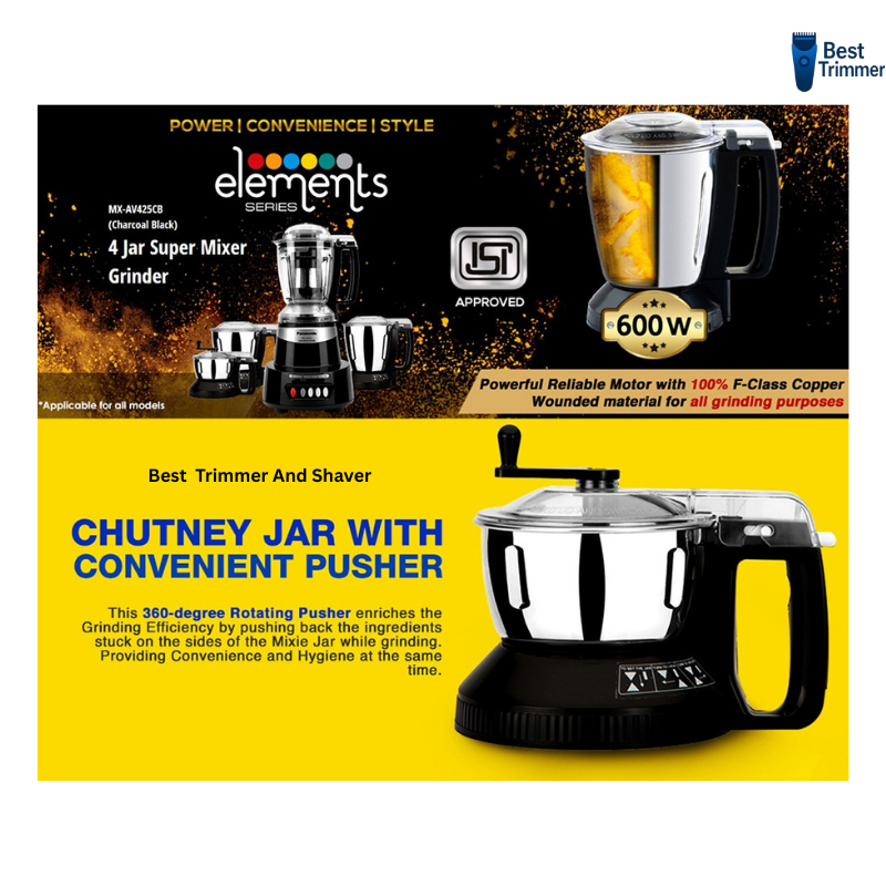 Picture of Panasonic MX-AV425 9-in-1 Super Mixer Grinder - Black