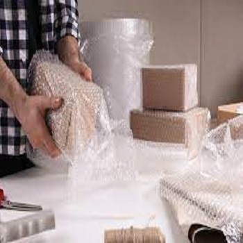 Picture of Bubble Wrap Industrial Packaging Material Single Side Bubble 90 miter - White
