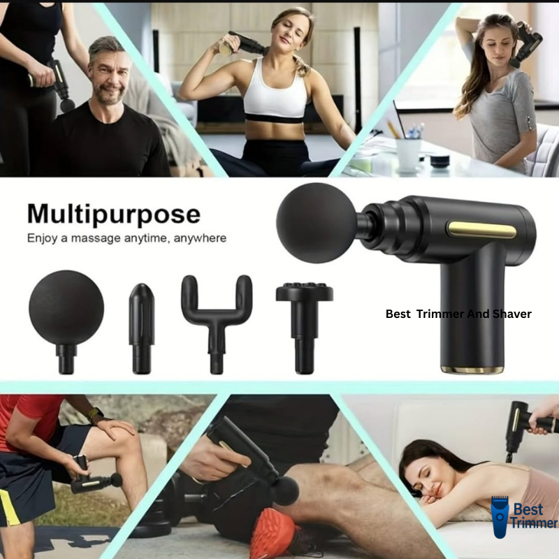 Picture of Portable mini massager deep tissue Therapy to relieve muscle soreness, used for athletes, percussion muscle massager and back massager - Multicolor