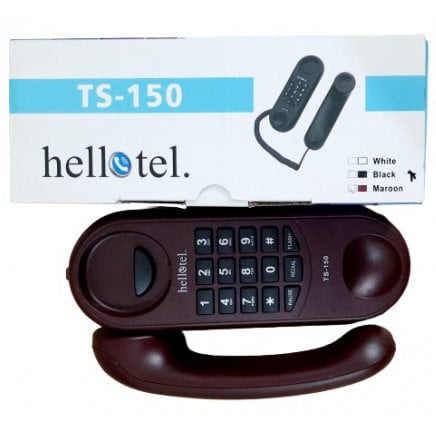 Picture of Hellotel TS-150 Professional Mini Intercom/ TNT landline Phone (Sim Not Support.) - Maroon