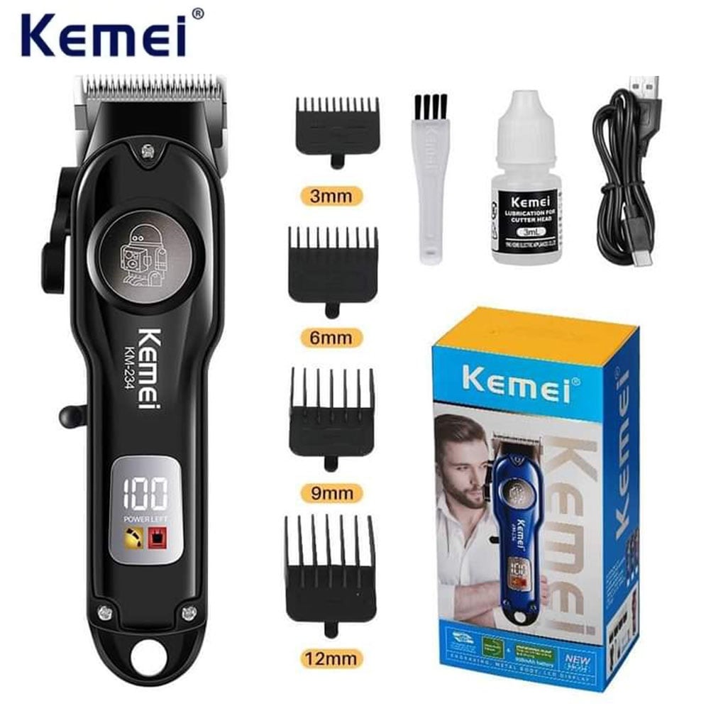 Picture of Kemei KM-234 Hair Clipper and Beard Trimmer for Men - Black