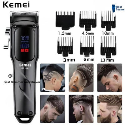Picture of Kemei KM-1550 Professional Hair Clipper and Beard Trimmer Salon Series for Men