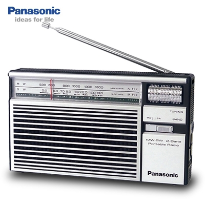 Picture of Panasonic R-218DD MW/SW 2 Band Portable Radio - Silver