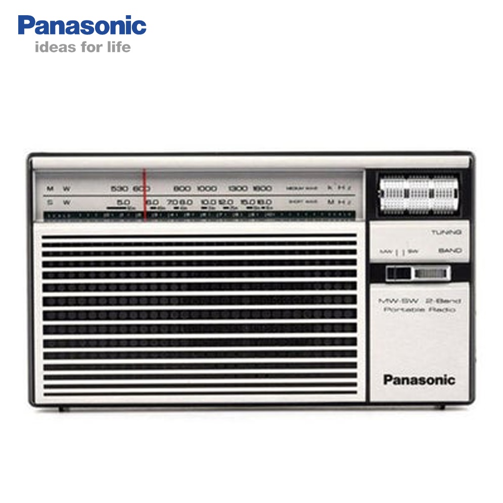 Picture of Panasonic R-218DD MW/SW 2 Band Portable Radio - Silver