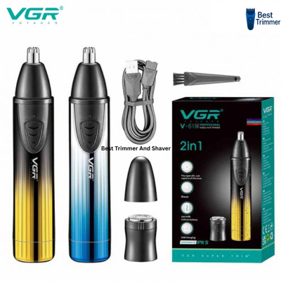 Picture of VGR V-619 Professional 2-in-1 Nose Trimmer and Shaver for Men and Women