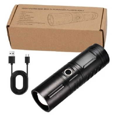 Picture of High-Power Multi-Purpose Flashlight - Black