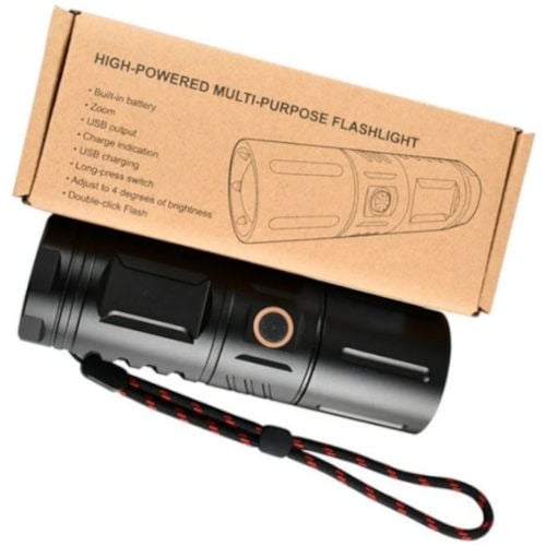 Picture of High-Power Multi-Purpose Flashlight - Black