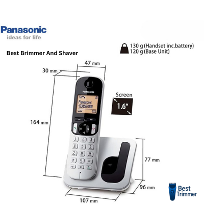 Picture of Panasonic KX-TGC212 Digital Cordless Telephone - White