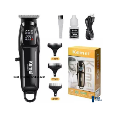 Picture of KEMEI KM-2273 Professional Men's Hair Cutting Machine Wireless Trimmer LED Display Home Haircut 1800mah Lithium Battery