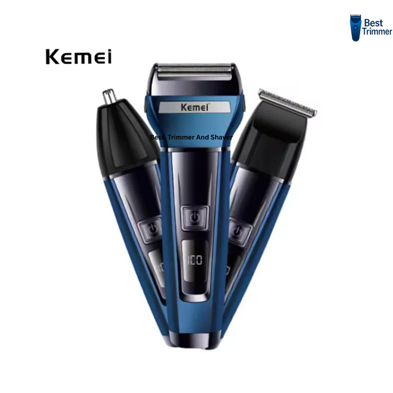 Picture of Kemei KM-6541 Multi-Functional 3-in-1 Hair Clipper, Shaver, and Nose Hair Trimmer for Men