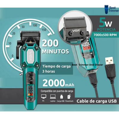 Picture of VGR V-600 Professional Hair Clipper and Beard Trimmer Salon Series for Men