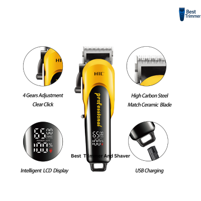 Picture of HTC CT-8082 Professional Hair Clipper and Beard Trimmer Salon Series for Men