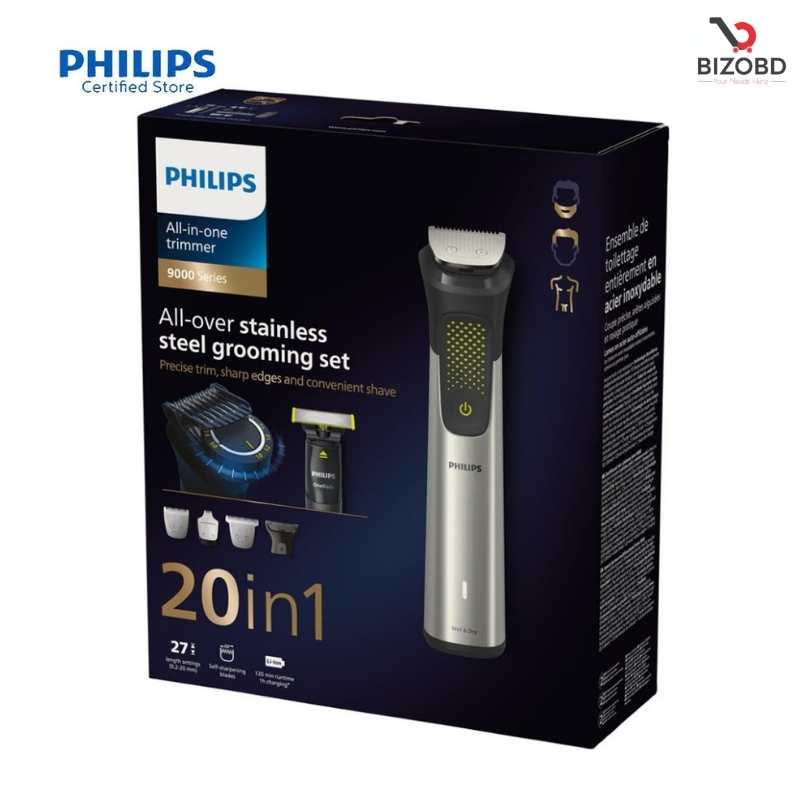 Picture of Philips MG9553/15 All-in-One Face, Hair & Body Grooming 20-in-1 Trimmer Set Series 9000 for Men