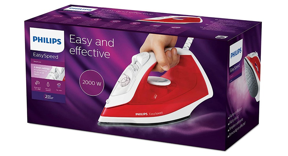 Picture of Philips GC1742/46 Steam Iron EasySpeed - Red