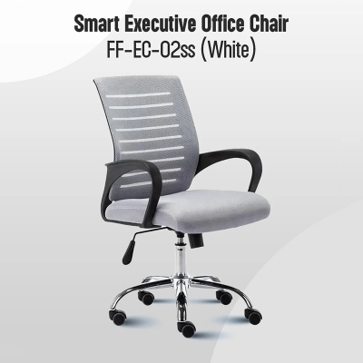 Picture of Furniture Finds FF-EC-02ss Smart Executive Chair white Colour