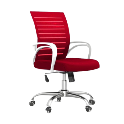 Picture of Furniture Finds FF-EC-02ss Executive Chair White&Red