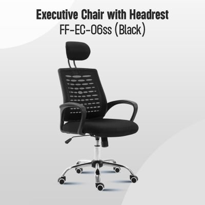Picture of Furniture Finds FF-EC-06ss Executive chair with headrest (Goal Mesh)