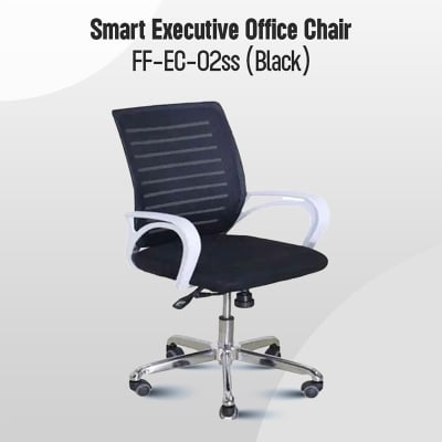 Picture of Furniture Finds Smart Office  Revolving Chair FF-EC-02ss Executive Chair (9K) White