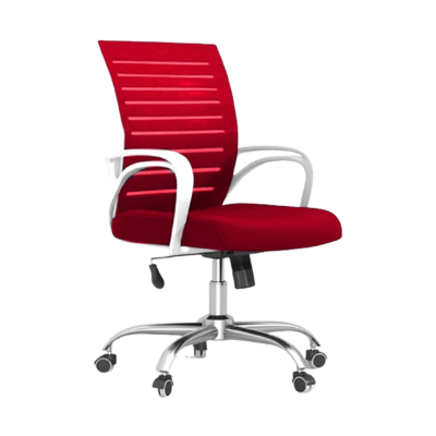 Picture of Furniture Finds FF-EC-02ss Executive Chair White&Red