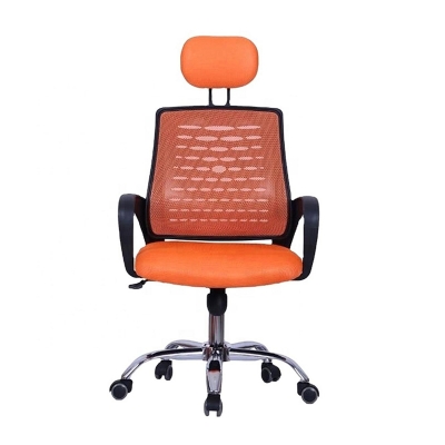 Picture of Furniture Finds FF-EC-06ss ( Goal full Mesh Orange) Ergonomic chair with headrest