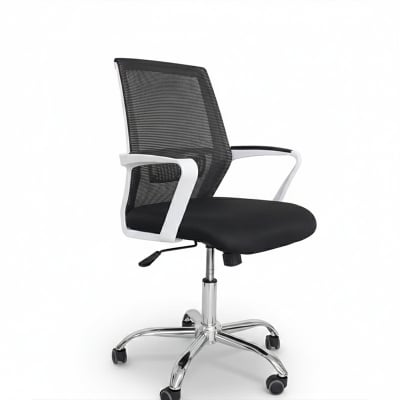 Picture of Furniture Finds Smart Executive Office Chair Black&White (38k) FF-Ec-15ss (Black)