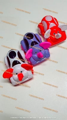 Picture of Mini Elephant Toy/Toy For kids 4-6 inch/ Elephant Plastic Toy with Light By Gift Corner Shopping - Multicolor