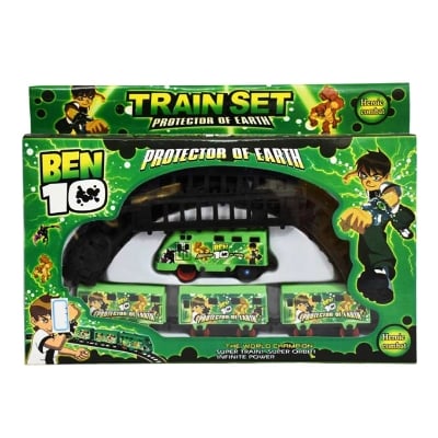 Picture of Ben 10 Train Set For Kids Ben10 Mini Express Train Set/Exclusive Train By Gift Corner Shopping - Multicolor