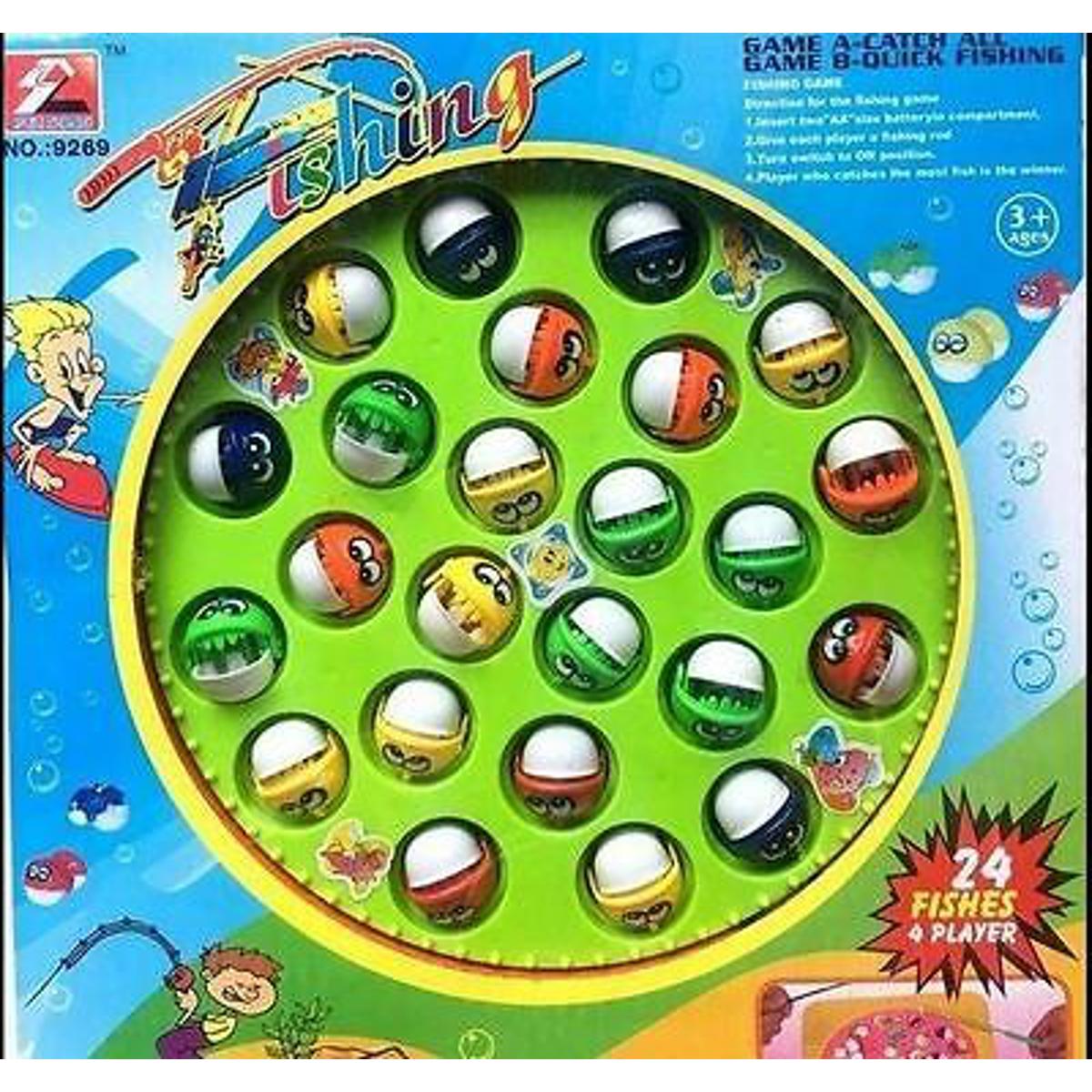 Picture of Toy Fishing Game/Fishing Set for kids By Gift Corner Shopping - Multicolor