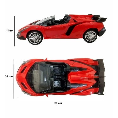 Picture of XF Emulation Stylish Sports Remote Control USB Charging Car Toy - Red Colo By Gift Corner Shopping - Multicolor