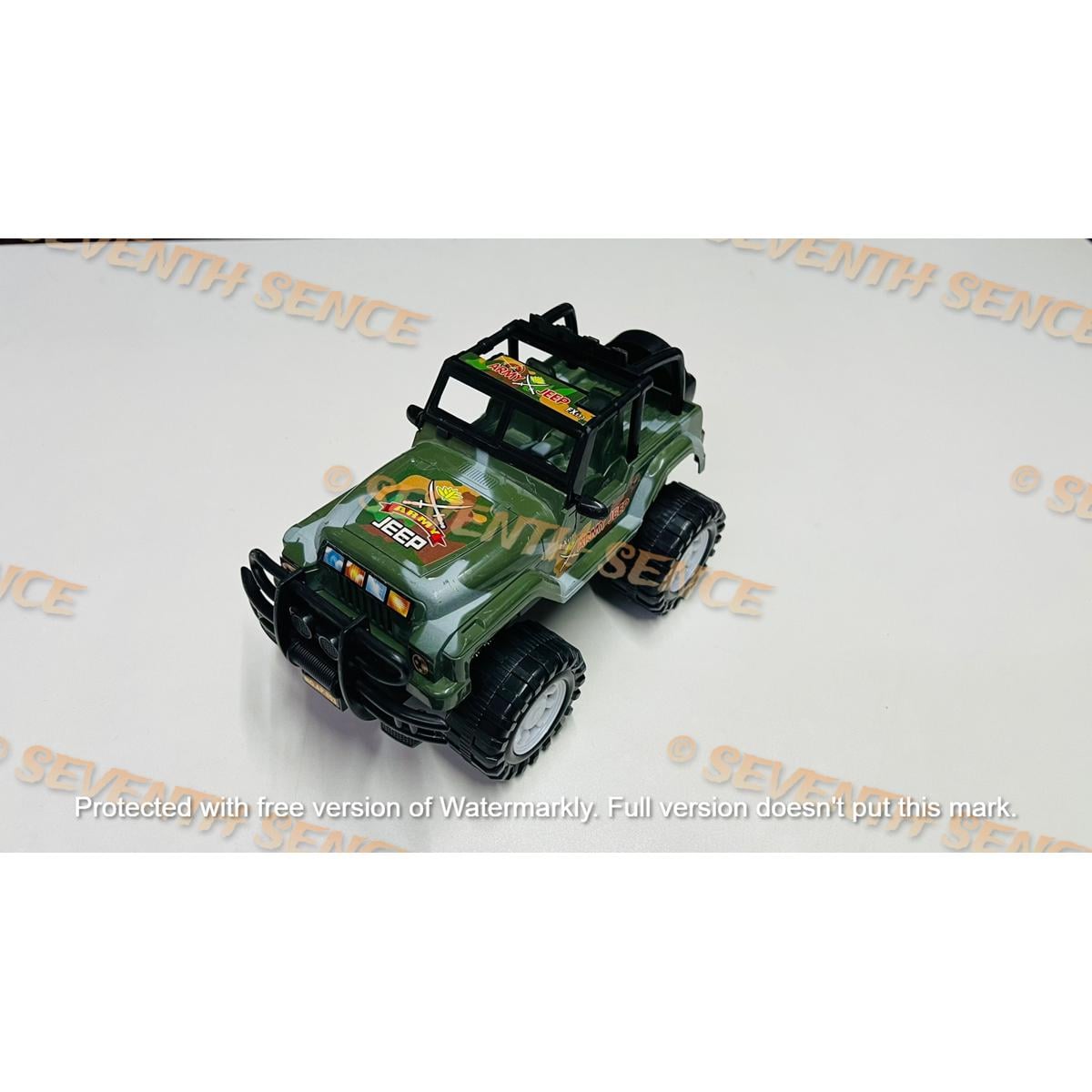 Picture of Jeep Track 5-8 Inch / New Plastic jeep Car Toy For kids By Gift Corner Shopping - Multicolor