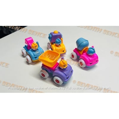 Picture of Contraction Cartoon Toy Set/ Kids toy set 4 pes By Gift Corner Shopping - Multicolor