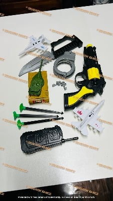 Picture of 12 Pes Armi Equipment Toy Sets/Arm Baby Toys Set By Gift Corner Shopping - Multicolor