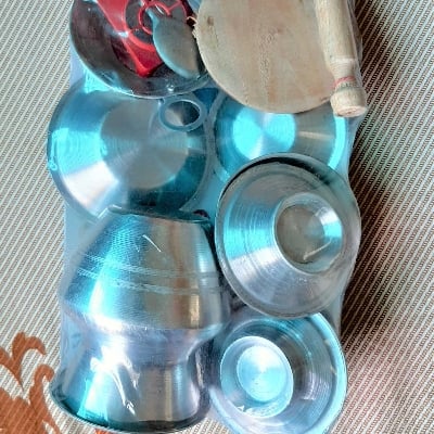 Picture of Kitchen Set For Girls By Gift Corner Shopping - Silver