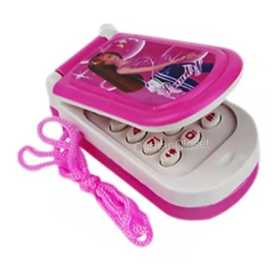 Picture of Plastic Baby teliphone  with music for Kids By Gift Corner Shopping - Pink