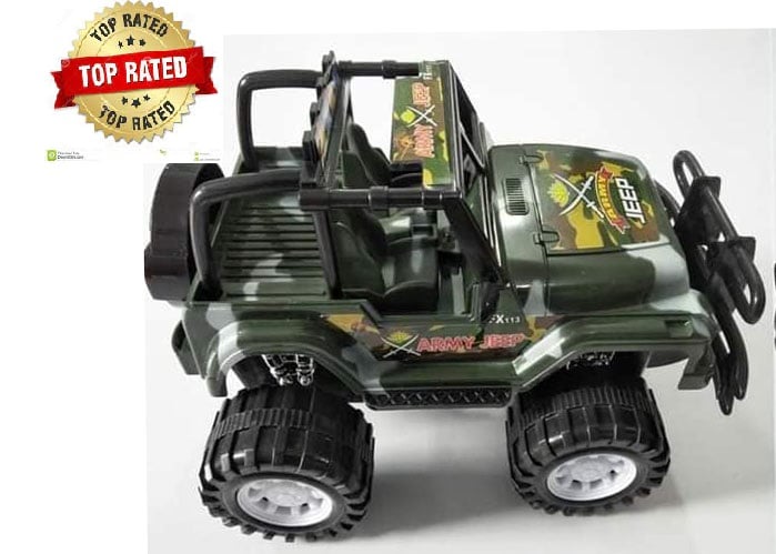 Picture of Captain Jeep Toy For Kids By Gift Corner Shopping - Multicolor