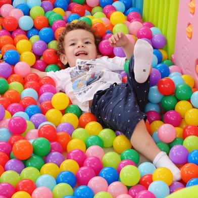 Picture of Plastic Water Pool Baby Soap Ocean Balls - 10 pcs for Kids By Gift Corner Shopping - Multicolor