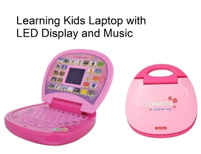 Picture of Educational Computer ABC and 123 Learning Kids Toy Laptop with LED Display and Music Educational Toy for Babies By Gift Corner Shopping - Multicolor