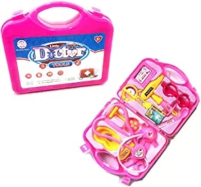 Picture of Doctor toy Set for kids By Gift Corner Shopping - Pink