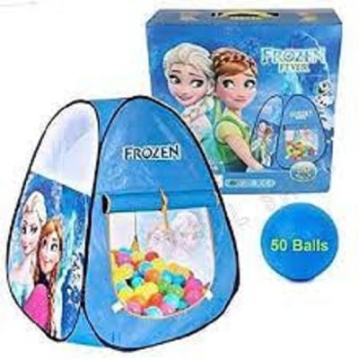 Picture of Exclusive Foldable Play Toy Tent For Kids Baby Children & With 50 Piece Ball. Multi Color - Multicolor