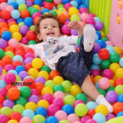 Picture of Plastic Water Pool Balls - 50Pcs - Multi-Color - Baby Toys - Multicolor