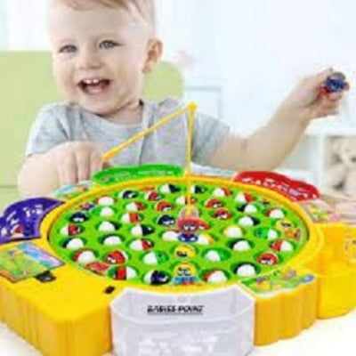 Picture of Fishing Fish Game Kids Toy (24 Fishes, 4 Players) - Baby Toys - Multicolor