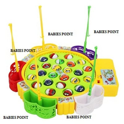 Picture of Fishion Game 15 Pcs 4 Players For Kidz [ Multi Color] - Multicolor