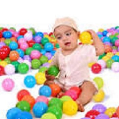 Picture of Colored Plastic Kids Ball 20 Pcs - Multicolor
